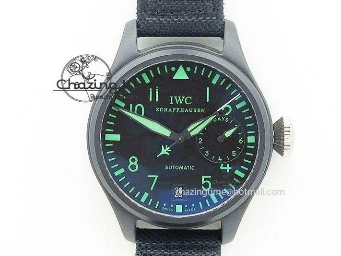 MIROTIME 0305 Mark XVIII IW327002 SS Mk Maker Best Edition White Dial On Black Leather Strap A SunProtective 7298